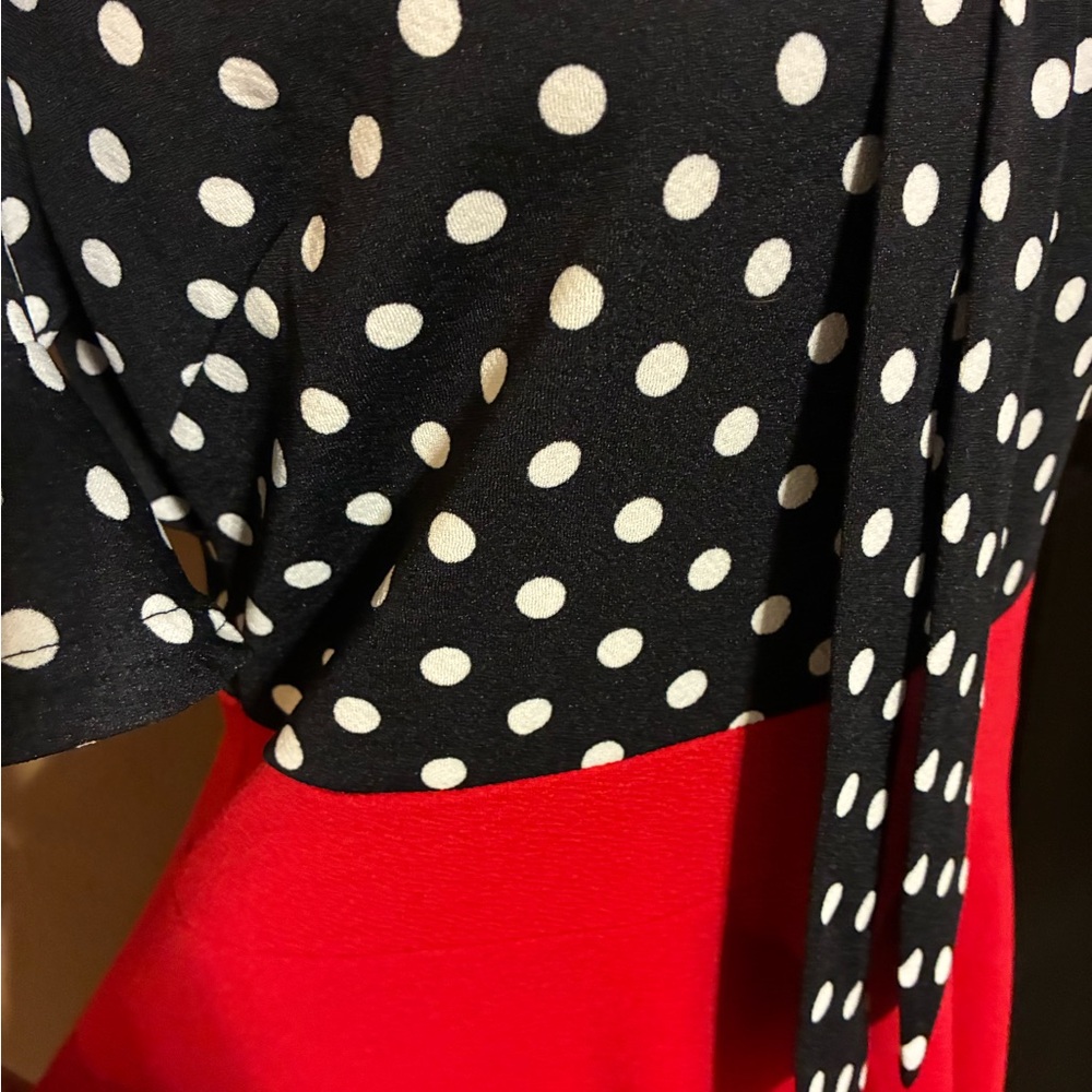 Chic Red A-Line Skirt for Women - Picture 5 of 5